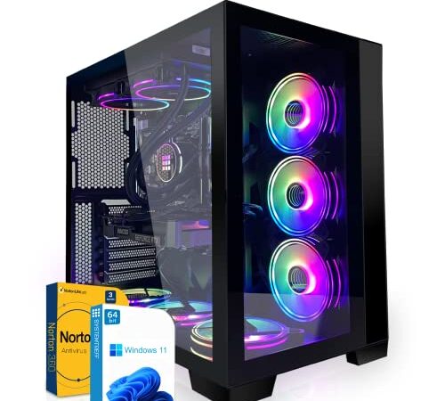 SYSTEMTREFF® High-End Gaming PC Intel Core i9-12900KF 16x5.2GHz | Nvidia GeForce RTX 4090 24GB DX12 | 1TB M.2 NVMe + 1TB SSD | 32GB DDR5 RAM | Desktop Computer Rechner für Gamer, Zocker & Streamer